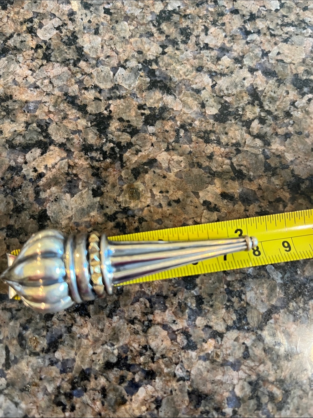 Vintage Lagos Caviar Torch Pin - Picture 4 of 4
